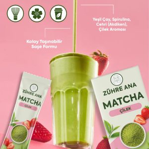 Zühre Ana Çilekli Matcha Çayı 160 g