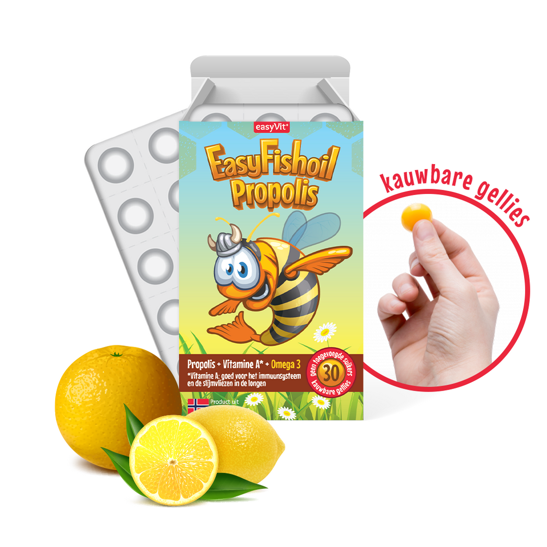 1000214425-high.png EasyFishoil Propolis Omega 3 & Vitamin A - Görsel 1
